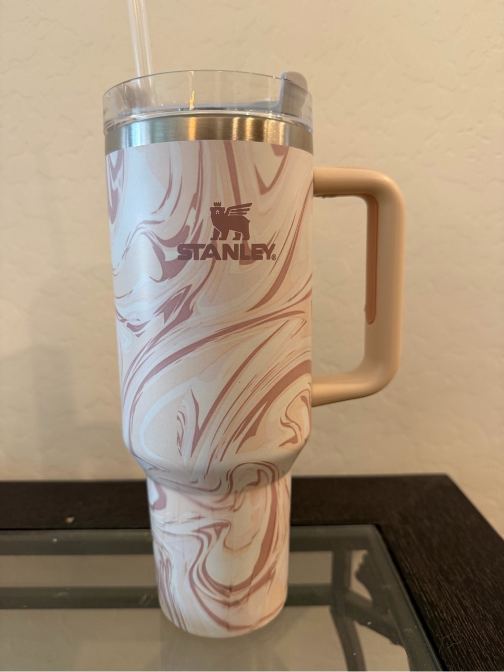 Stanley Rose Quartz Marble 40 oz tumbler